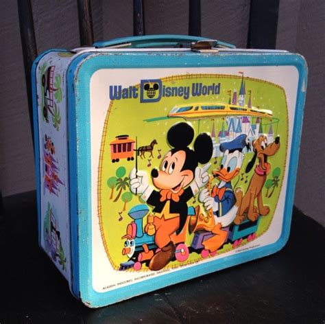 disneyland metal lunch box|walt Disney world lunch box.